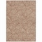 Homeroots 8' X 10' Copper And Beige Floral Washable Indoor Outdoor Area Rug 594656 - alternate 4