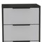 Homeroots 18" White Manufactured Wood Five Drawer Chest 477807 - alternate 2