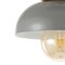 Jonathan Y Paulina 8.5" 1-Light Classic Industrial Iron LED Flush Mount, Gray/Gold Painting JYL1327C - alternate 4