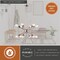 Vaxcel Estelle 12-Light 27.5 in W Polished Nickel Mid-Century Modern Sputnik Pendant Ceiling Fixture P0196R - alternate 4
