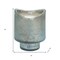 Homeroots Set of Two White Currant Scented Two Wick Candles In Frosted Glass Holders, 2PK 633861 - alternate 2
