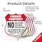 Signmission Private Property Shield Sign No Soliciti, 4 inch X 4 inch, Vinyl Decal, 5PK SHI-D-5PACK-4-451 - alternate 3
