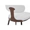 Leisuremod Dilenny Faux Leather Dining Chair - Modern Padded Side Chair with Steel Legs DC49CR - alternate 5