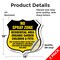 Signmission No Spray Shield Sign No Spray Zone Resid, 18 inch X 18 inch, Vinyl Decal, 2PK SHI-D-2PACK-18-405 - alternate 2