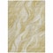 Homeroots 5' X 8' Gold Beige And Ivory Abstract Washable Indoor Outdoor Area Rug 582987 - alternate 6