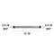 Southland 3/4-in x 12-in Galvanized Steel Schedule 40 Nipple 564-120HN - alternate 2