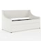 Martha Stewart Simone Twin Upholstered Platform Daybed with Pull Out Trundle, Cushioned Headboard, Footboard XH-8549-DBT-WH-MS - alternate 5