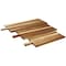 Megachef 3 Piece Acacia Wood Charcuterie Cheese Board Set with Handles 750122134M - alternate 3