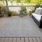 Homeroots 5' X 8' Gray And Ivory Geometric Washable Indoor Outdoor Area Rug 602378 - alternate 3