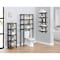 Alaterre Furniture Pomona 48"H 5-Shelf Metal and Solid Wood Bath Wall Shelf, Natural AMBA5820 - alternate 3