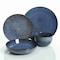 Gibson Elite Matisse 16-Piece Double Bowl Dinnerware Set, Cobalt 120831.16 - alternate 4