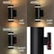 Vaxcel Chiasso, 11 in H, Black Outdoor Wall Light, 2-Light, LED, Up-Down T0821 - alternate 4
