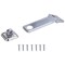 Prosource Safety Hasp, 4-1/2 in L, 4-1/2 in W, Steel, Zinc, 3/8 in Dia Shackle, Swivel Staple BH-707ZP3L-PS - alternate 1