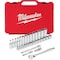 Milwaukee Tool Skt Wrch St, Chrm, 6Pt, 6 - 19 mm 48-22-9508 - alternate 1