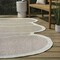 Jonathan Y Jasper Modern Rustic Abstract Beige/Cream 4 ft. x 6 ft. Indoor/Outdoor Shaped Area Rug SHP101B-4 - alternate 3