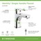 Symmons Identity Single-Hole Single-Handle Bathroom Faucet with Push Pop Drain (1.0 GPM) SLS6712PP - alternate 2