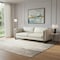 Homeroots 83" Gray Leather Wood Sofa 641139 - alternate 3