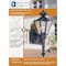 Boston Harbor Outdoor Wall Lantern, 120 V, 60 W, A19 or CFL Lamp, Steel Fixture, Black, Black Fixture 4003H-53L - alternate 3