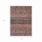 Homeroots 3' X 5' Rust Gray And Salmon Medallion Washable Indoor Outdoor Area Rug 615908 - alternate 3