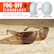 Ergodyne Translucent Tan Frame Bronze Mirror Lens Safety Glasses, AFAS Polarized Mirrored Lenses SIXTEN-AFASPM - alternate 4