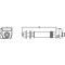 Siemens rear connection stud round long 1 unit accessory for: 3VA13/14 3VA23/24 3VA9401-0QF20 - alternate 3