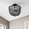 Jonathan Y Drift Wood Bead 16" 3-Light Bohemian Farmhouse Iron LED Semi Flush Mount, Oil Rubbed Bronze/Grey JYL9902A - alternate 5