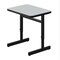 Correll TFL Student Desk, 20 in D X 27 in W X Particleboard, Gray Granite W/ Gray Band CSA2027TF-15 - alternate 1