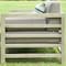 Factory Buys Direct Grand Haven 4-Piece Acacia Wood Outdoor Patio Sofa Set With Table 140061 - alternate 3