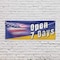 Signmission Open 7 Days, 18 Inch x 48 Inch, Vinyl Banner B-30770 - alternate 2