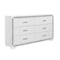 Global Furniture Usa Contemporary Glam Soleil White Dresser SOLEIL-WHITE-DR - alternate 2