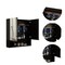 Homeroots 24" Black Wood Floating Double Door Bathroom Vanity And Medicine Cabinet With Mirror 478203 - alternate 1