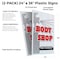 Signmission Body Shop Free Estimates, Plastic Signs Only 24 Inch x 36 Inch, Corrugated Plastic, 2PK CSB-2436-2PACK-Body Shop Free Estimates - alternate 2