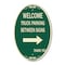 Signmission Reserved Parking Sign Welcome Truck Parking B, 12 In X 18 In Architectural, Heavy Gauge Aluminum A-OV-G-1218-23010 - alternate 1