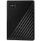 Wd Content Solutions Business WD My Passport WDBPKJ0040BBK-WESN 4 TB Portable Hard Drive - External - Black WDBPKJ0040BBKWESN - alternate 1