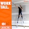 Surpro Single-Sided Drywall Stilts, Aluminum Base, 26 in - 40 in Height, QuadLock Contractor-Grade Stilts S1X-A-2640 - alternate 3