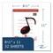Roaring Spring Music Notebook, Music Transcription Format: 12 Staves, White Cover, (32) 11 x 8.5 Sheets 15009 - alternate 2