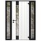 Vdomdoors Aluminum Door Cynex 6113 Natural Oak Entry Steel Metal Modern Painted W14+36+14xH80 Left Inswing CYNEX6113EXD-OAK-W14+36+14xH80-LH-I - alternate 3