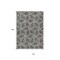 Homeroots 10' X 14' Charcoal And Gold Geometric Washable Indoor Outdoor Area Rug 613487 - alternate 4