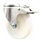 Service Caster 4 Inch 316SS Nylon Wheel Swivel Bolt Hole Caster with Total Lock Brake SCC SCC-SS316BHTTL20S414-NYS - alternate 1