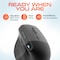 Delton Ergonomic Vertical Wireless Mouse, 6 High-Quality Buttons, Black S38 - alternate 3