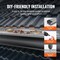 Vevor Gutter Guard 5 in Wide 104 ft Length Cover Mesh Leaf Debris Protection 5in-104 - alternate 6