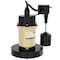 K2 Pumps 1/4 HP Cast Aluminum Sump Pump with Vertical Float Switch SPA02501VDK - alternate 3