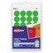 Avery Dennison Label, 0.75", Round, NGreen, PK1008 05468 - alternate 1