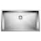 Blanco Quatrus R0 32in Single Bowl Undermount Stainless Steel Kitchen Sink 443052 - alternate 1