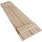 Ekena Millwork Riverwood 2 Board Joined Board-n-Batten w/Elliptical Top Faux Wood Shutters, 11W x 76H, PR SHUBJL11X76RWPR - alternate 3