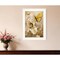 Homeroots Flowers and Butterflies I 2 White Framed Print Wall Art 406862 - alternate 3