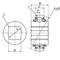 Ntn Heavy Duty Disc Radial Ball Bearing, DS208TT13 Industry Number, Double Sealed Closure, Alloy Steel DS208TT13 - alternate 2
