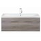 Cutler Trough Collection 42 in Wall Mount Modern Bathroom Vanity - Dorato FV-TR-DORATO42 - alternate 1