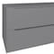 Homeroots 40" Gray Wood Floating Bathroom Vanity With White Sink And Two Drawers 624124 - alternate 2