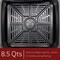 Megachef 8.5 Qt Bundle Electric Air Fryer in Black and Stainless Steel with 125 Piece Paper Liners 750123655M - alternate 3